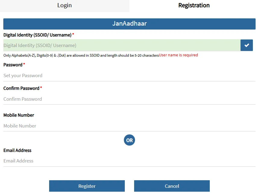 SSO Registration